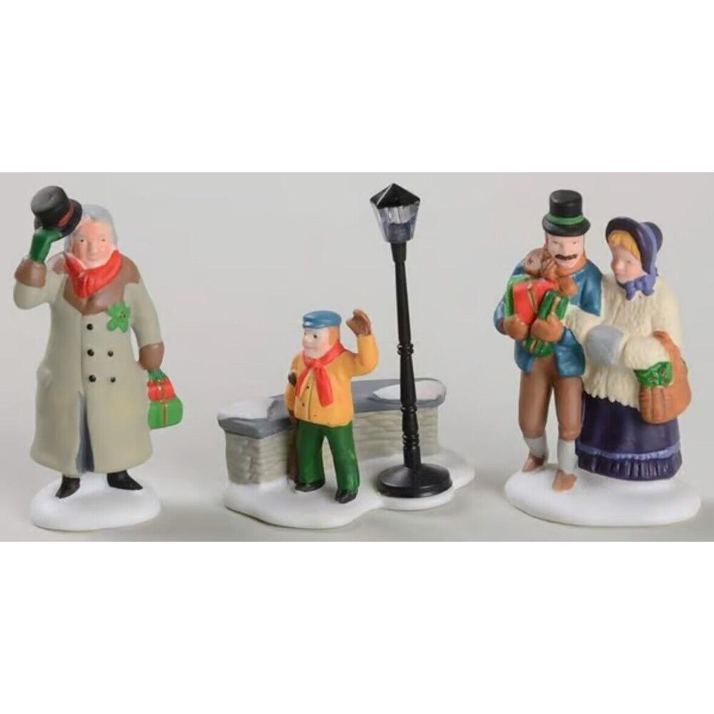 NEW Department 56 A Christmas Carol Morning Heritage Village Dept 5588 3pc‎ Snow